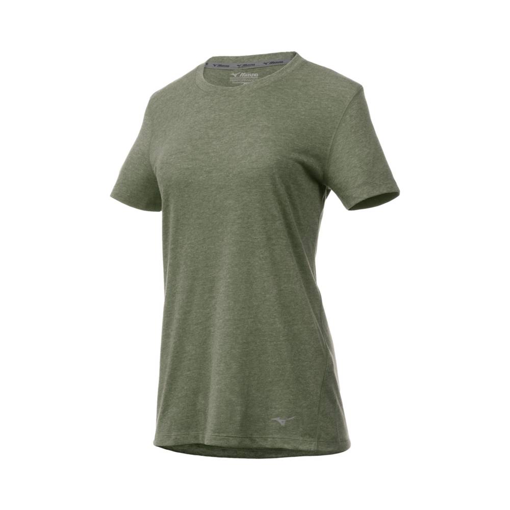 Camisetas Mizuno Inspire Mujer Verde Outlet PJMS-04392